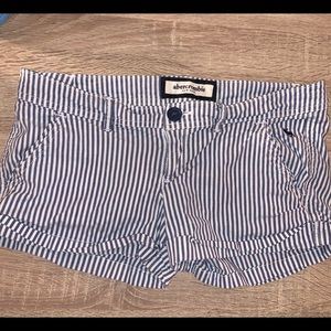 Abercrombie pin striped jeans